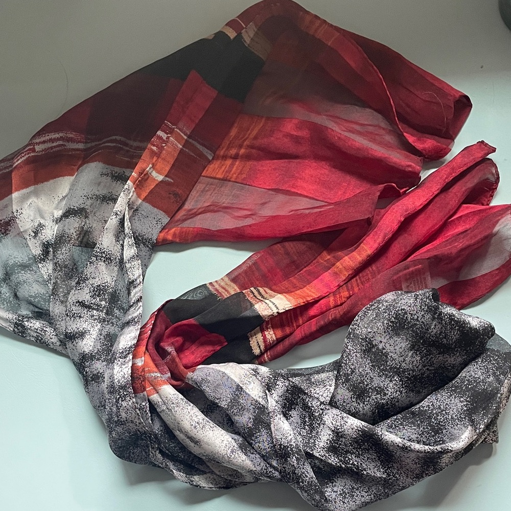VINTAGE J. FERRAR SILK SCARF